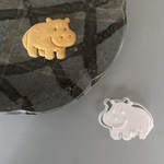 おうちが小さな動物園に！【動物クッキー型・カバ】