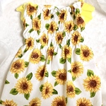♛Daiancrown♛ひまわり🌻ワンピース💛着せやすい💛夏のワンピース オーダーメイド XS.S.M.L.XL
