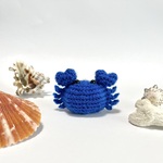 かにのあみぐるみ（あお）