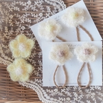 ＊kirakiraお花のかわいいヘアゴム🌼＊　こども　子供　キッズ　ベビー　おはな　ナチュラル　髪飾り　プレゼント