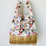 ☆期間限定SALE☆レジ袋型エコバッグ（大）◎果物と花◎