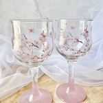 ～Sakura～ビールグラス　ペアグラス・結婚祝いにも♪