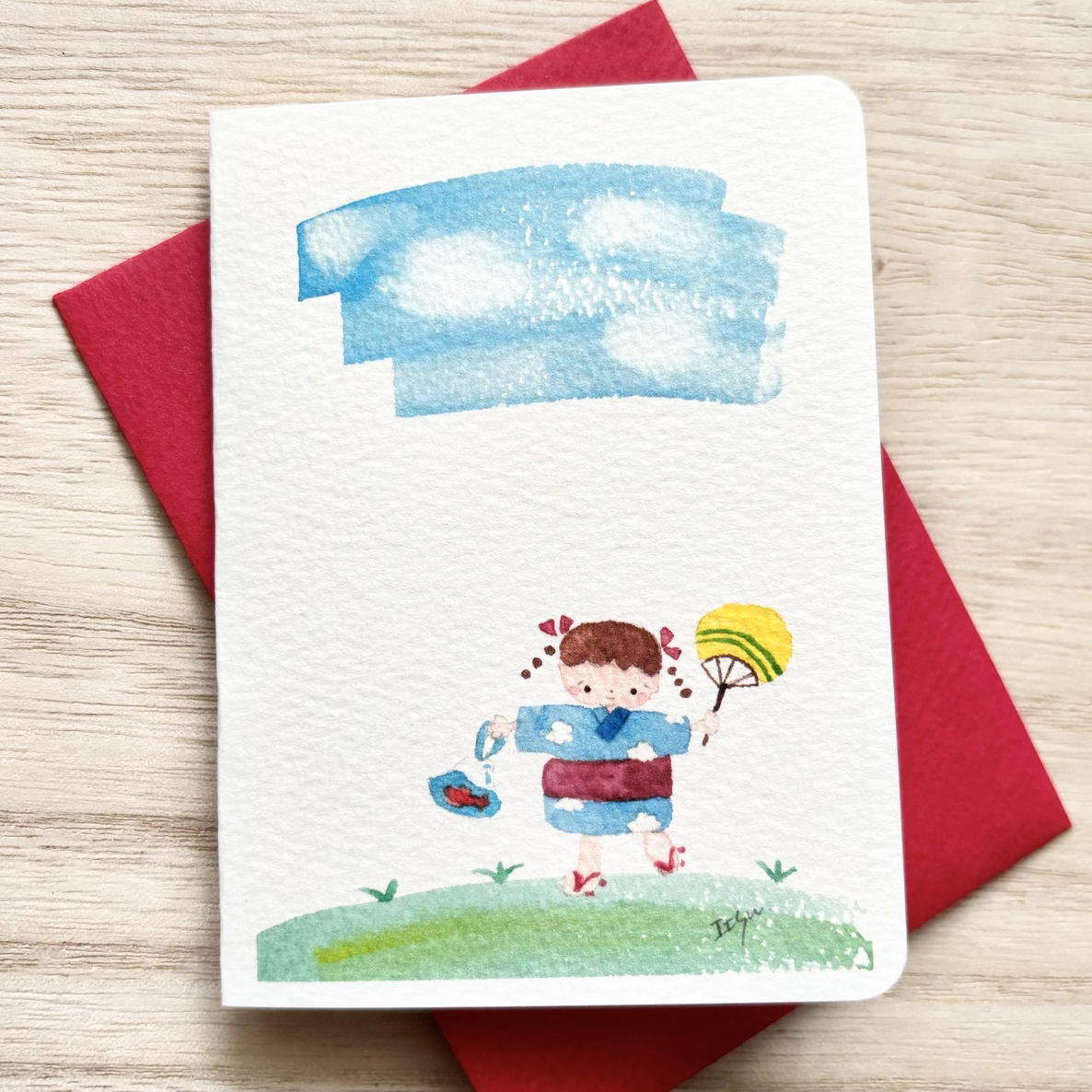 【即日発送】キッズアート ポストカード 水彩画 美しい 小鳥 水彩画 イラスト アート 3枚 ハガキ ポストカード
