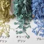ケミカルレース「feeling for nostalgia」/ダークブロン両側レース 1パターン 