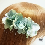 【セール】あじさいのコーム ヘアアクセサリー アーティフィシャルフラワー