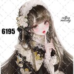 original sticker « no.6195 »     //     人物ステッカー オリジナルステッカー オリジナル人物ステッカー ステッカー cotton melody 