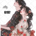 original sticker « no.6197 »     //     人物ステッカー オリジナルステッカー オリジナル人物ステッカー ステッカー cotton melody 