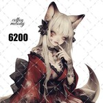 original sticker « no.6200 »     //     人物ステッカー オリジナルステッカー オリジナル人物ステッカー ステッカー cotton melody 