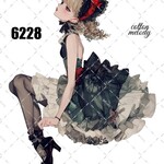 original sticker « no.6228 »     //     人物ステッカー オリジナルステッカー オリジナル人物ステッカー ステッカー cotton melody 