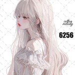 original sticker « no.6256 »     //     人物ステッカー オリジナルステッカー オリジナル人物ステッカー ステッカー cotton melody 