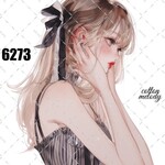 original sticker « no.6273 »     //     人物ステッカー オリジナルステッカー オリジナル人物ステッカー ステッカー cotton melody 