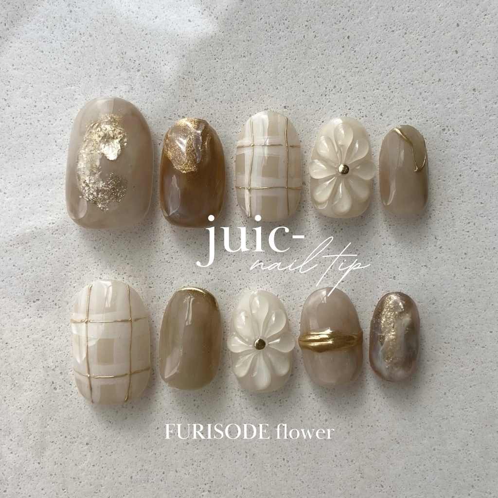 full order】フルオーダー/ネイルチップ/卒業式/成人式/結婚式
