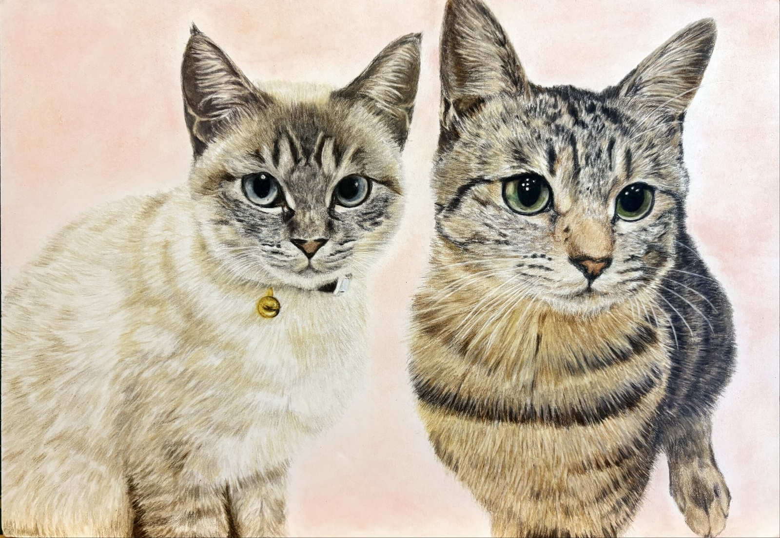 オーダーメイドねこの絵 うちの子アート ペット似顔絵 ねこ