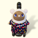 ★甚平★　上下セット♪　さくらんぼ　トーションレース付き