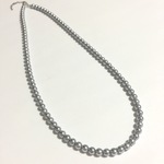 ブルーグレーパール（6ｍｍ）ネックレス 