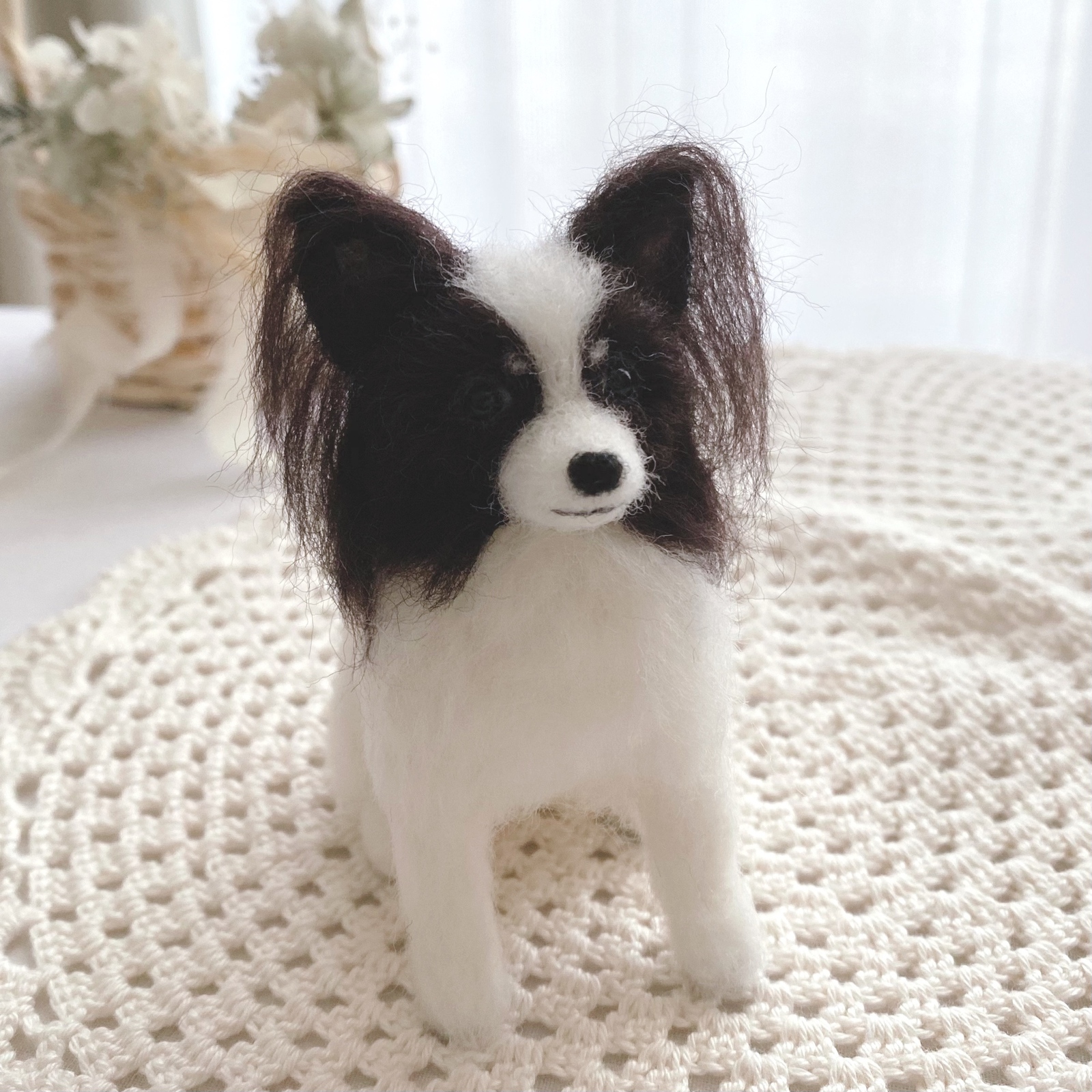 羊毛フェルト　トイプードル　七夕　みぃー 羊毛フェルト トイプードル 七夕 みぃー様専用