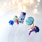 夏祭り〜浴衣と水風船〜日本の夏 イヤリング/ピアス