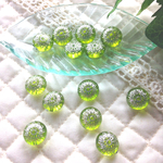 【アクリルビーズ】オリーブ