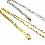 チェーンネックレス４５ｃｍ５本（シルバー）＠６９０００