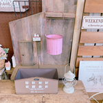 半額！現品SALE！4点セット♡吊り下げブリキ鉢ミニランタン寄せ植えブリキ鉢ウッドピック♡ガーデン雑貨ガーデニング雑貨吊り下げ