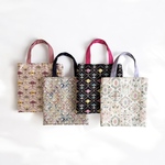 インド総刺繍生地のミニトートバッグ（4種類からお選びいただけます）