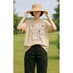 2色から選べる犬のかわいいTシャツ【トレッキングバディ】