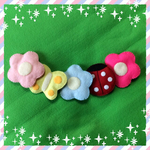 ☆★フェルトのお花のスナップボタン練習★☆