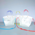 PVC クリアトート レディース 2WAY バッグ 防水 夏