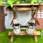 【いつも一緒】鹿革ペアチャーム