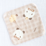 らてくんときいちゃんのタオルハンカチ