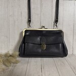 親子がま口バッグ【ブラック】