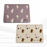 【オーダーメイド】ペット　こども　写真　カードケース 【総柄】 名刺入れ　puレザー　パスケース　カード入れ　ギフト対応