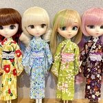 miyuki様オーダー　プーリップサイズ浴衣