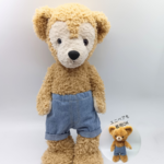 ダッフィー　Ｓサイズ　ロールアップショートデニムパンツ