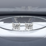 Silver Lace Drop Earrings (受注生産)