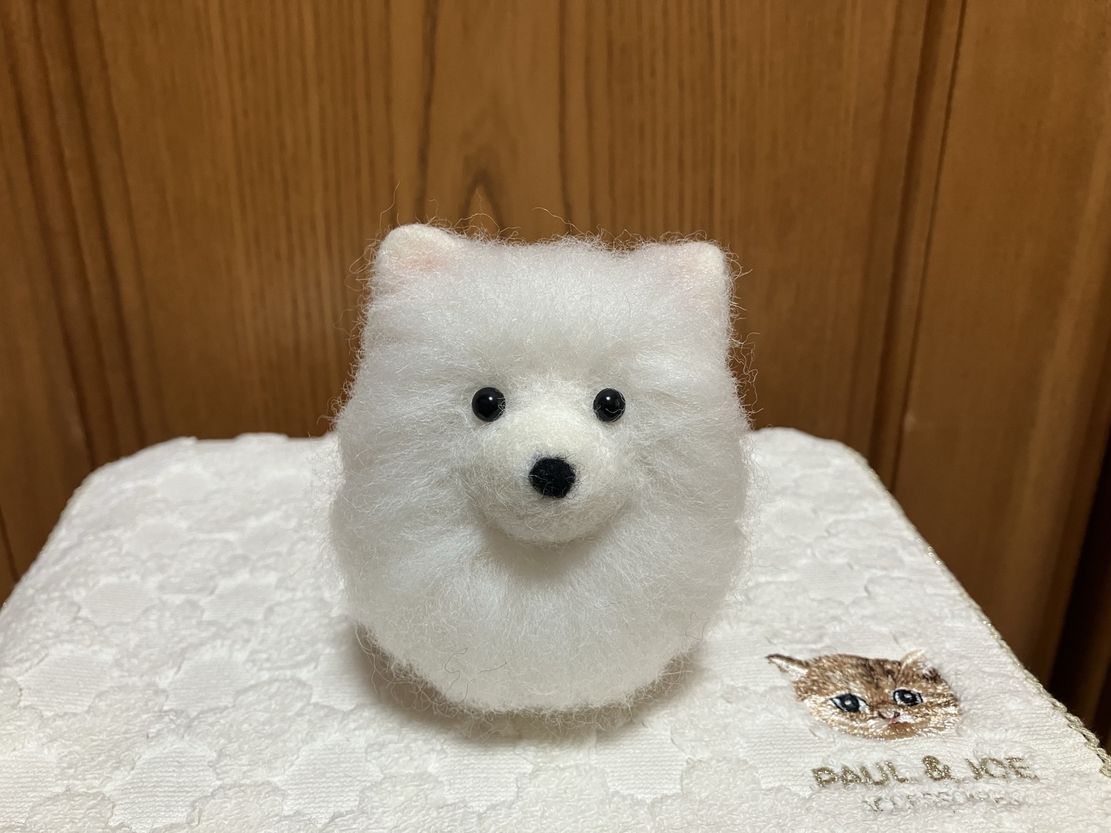 羊毛フェルト ポメラニアン ぬいぐるみ 羊毛フェルト ハンドメイド 犬【ポメラニアン】ぬいぐるみ
