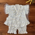 甚平　ベビー甚平　ズボン甚平　チュールベスト付　