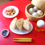 「具まで入った」餃子のピアス・イヤリング