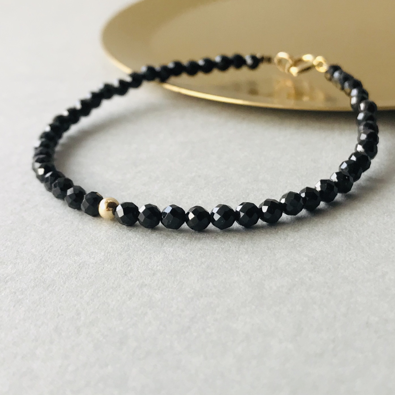 最高級モリオン12㎜レイキ入りブレスレット♡15㎝【亜由美様オーダー】 最高級モリオン12㎜レイキ入りブレスレット♡15㎝【亜由美様