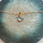 Turtle Natural Stone Gold Necklace