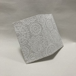 【超軽量】懐紙入れ 刺繍レース アイスグレー