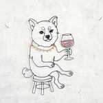 〈新作〉（専用）ワインで乾杯！柴犬　ワイヤーアート