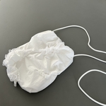 装飾Shoulder Bag  スマホショルダー　white c