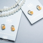 生牡蠣のピアス／イヤリング｜cham*chum