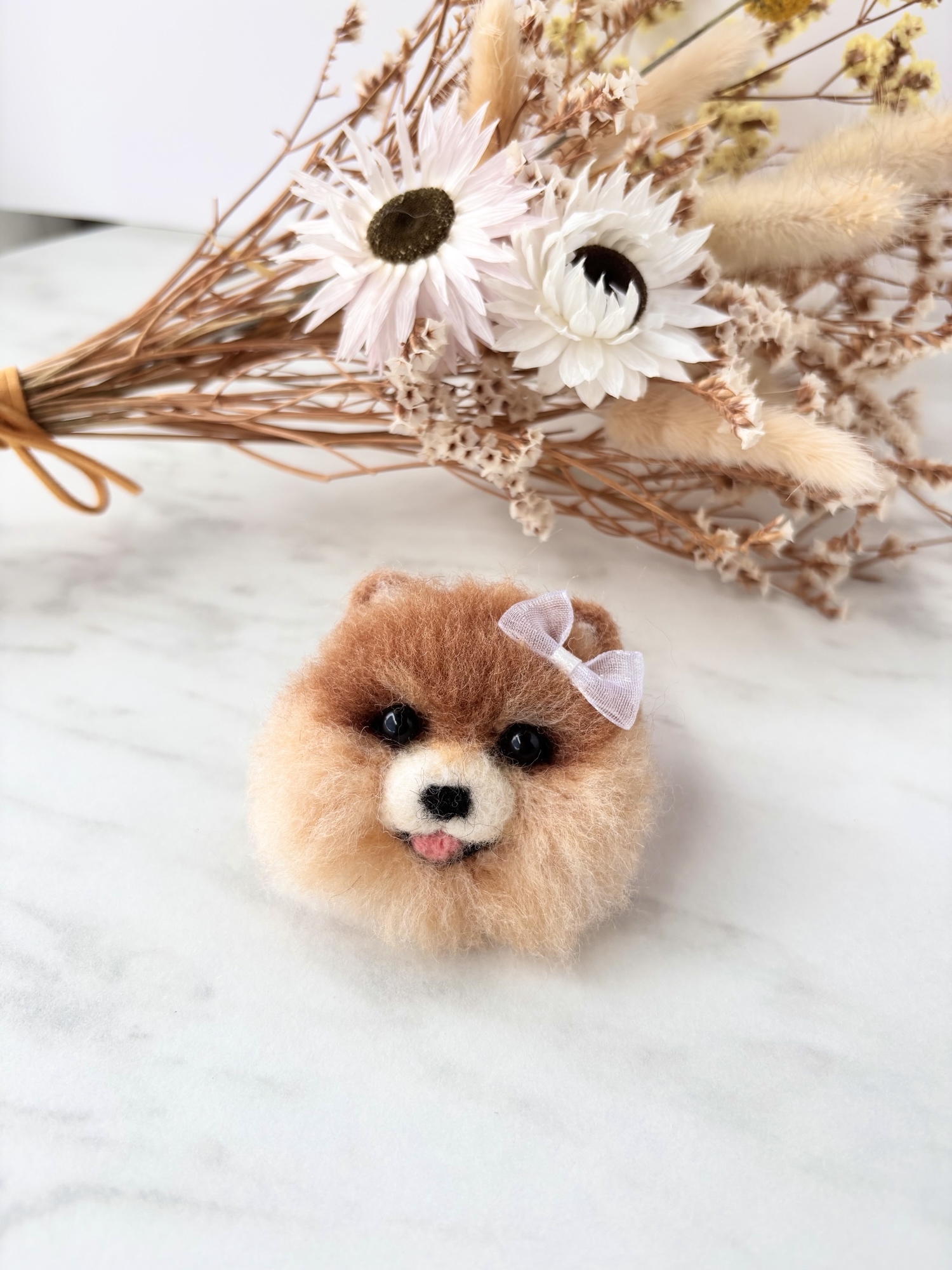 羊毛フェルト ポメラニアンの人気通販 | minne byGMOペパボ 国内