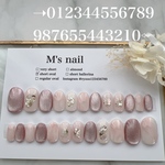 オーダーメイド/ネイルチップ22枚入り/全サイズ入り/ピンクネイル/ピンク/結婚式