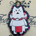 しっぺいレザーキーホルダー　ご当地キャラクター　磐田市　　　7月23日21時より販売　　黒