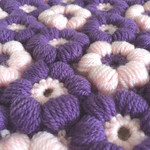 お花畑のような座布団②