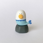 【置物】マーメイドぴよこ(土台付き)