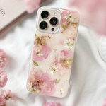 【Pale Bloom】　スマホケース　押し花スマホケース　ソフトケース　手帳型ケース　全機種対応　スマホリング　android 花柄　ヴィンテージ　ピンク　フェミニン　海外風　レトロ　ガーリー